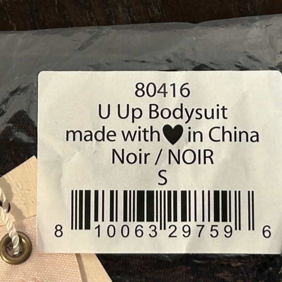 We Are HAH U Up Bodysuit Noir/Black Size S - NWT - Picture 9 of 10